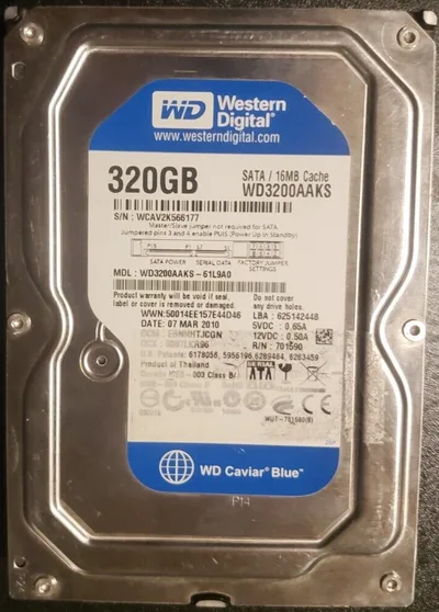 Western Digital Caviar Blue 320GB 7200rpm 3.5"