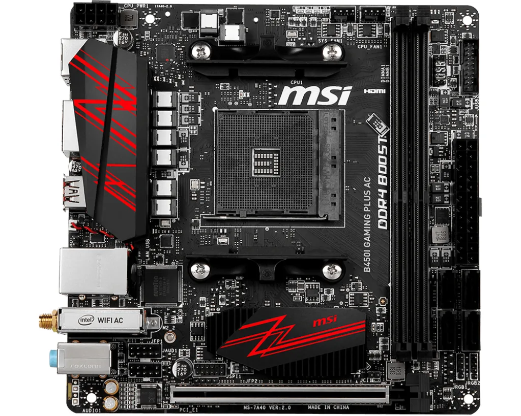 MSI B450I Gaming Plus AC